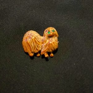 Gerry's Enamel Pekingese Brooch